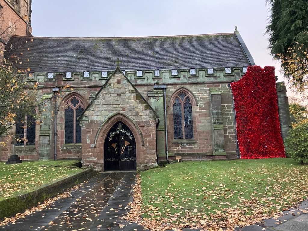 See the Remembrance Poppy Installation at St Alphege
